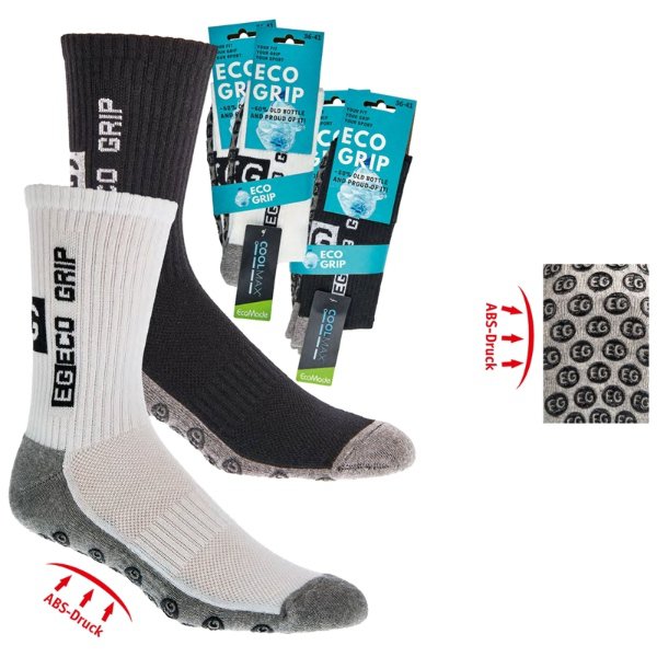 Sportovní ponožky - COOLMAX a ABS- 2 páry > varianta BÍLÁ - 2x > 36-40