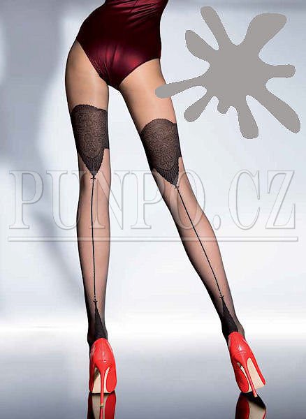 PUNČOCHÁČE dámské MIKROVLÁKNO - VZOR > varianta GREY > 4 (40, 42, 44, M-L, L)