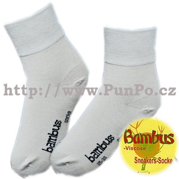 Polonízké ponožky - BAMBUS > varianta výška ZKRÁCENÁ > 35-38