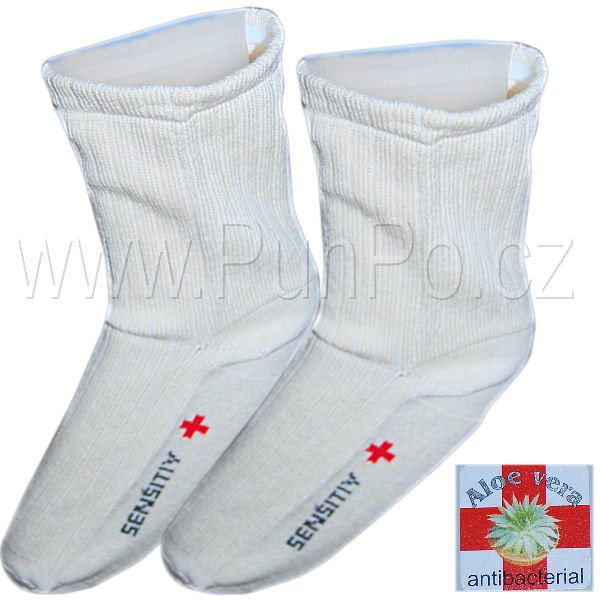 Diabetické ponožky - DIA aloe vera - pružné > varianta ŠEDÁ > 36-40