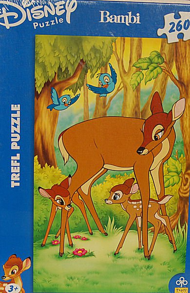 PUZZLE pucle pazl skládačka > varianta BAMBI