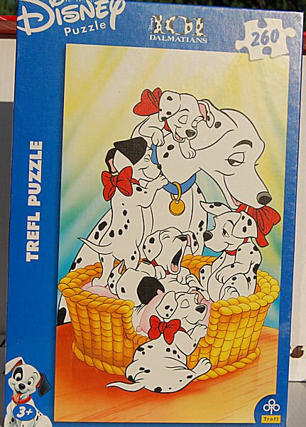 PUZZLE pucle pazl skládačka > varianta 101 DALMATINŮ