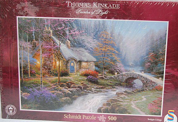 PUZZLE pucle pazl skládačka > varianta THOMAS KINKADE
