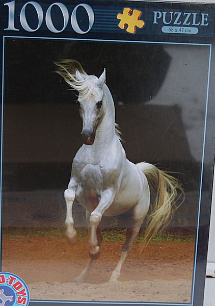 PUZZLE pucle pazl skládačka > varianta BĚLOUŠ