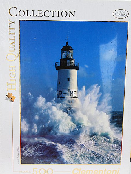 PUZZLE - edice LANDSCAPE > varianta LIGHTHOUSE IN THE STORM
