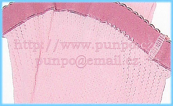 síťované zeštíhlující punčochy - BOKOVKY > varianta DUSTY ROSE > 2 (36-38,  S-M)