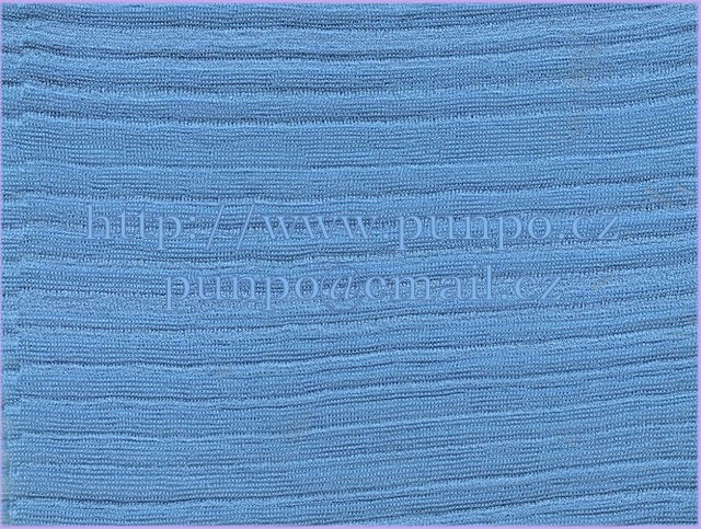 Letní vzorované punčochy - BOKOVKY - 3D efekt > varianta BLUE SKY > 3 (38, 40, S-M, M)