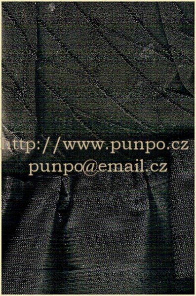 SAMODRŽÍCÍ dámské punčochy - EFEKT VZORU V 3D EFEKTU > varianta ČERNÁ > 2 (36-38,  S-M)