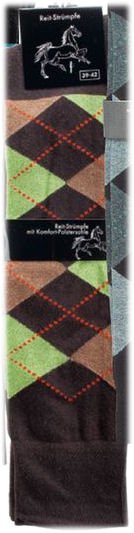 Dětské podkolenky - FROTÉ chodidlo > varianta HNĚDÁ (MIRTILLIO) > 31-34