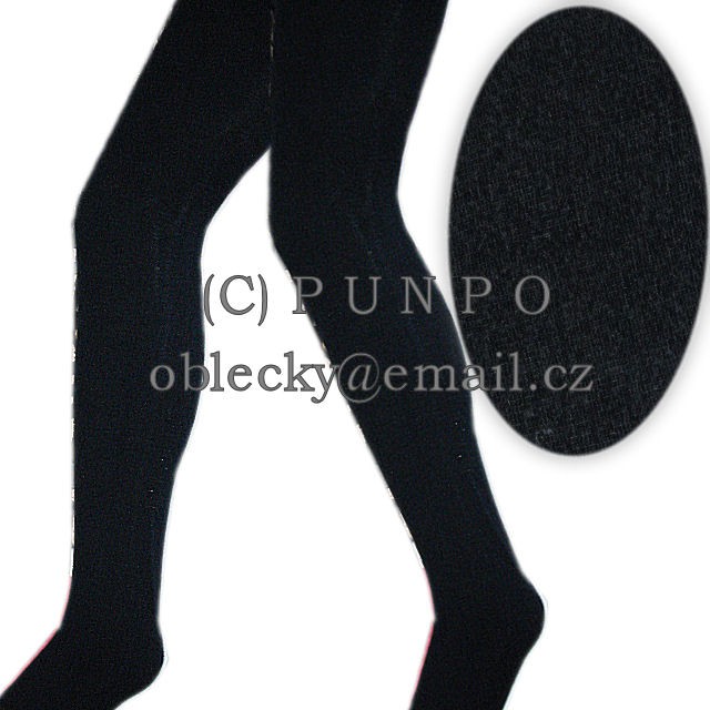PUNČOCHÁČE zimní - teplé > varianta ČERNÁ > 3 (38, 40, S-M, M)
