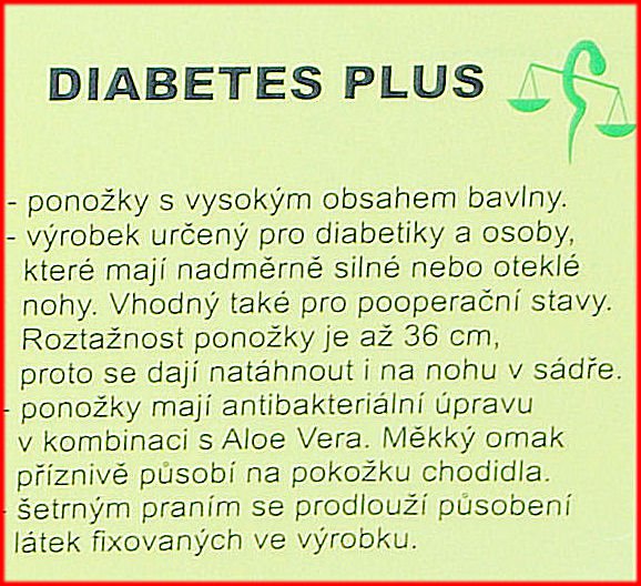 Diabetické ponožky - DIA aloe vera - pružné > varianta ČERNÁ > 40-44