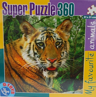 PUZZLE pucle pazl skládačka > varianta TYGR