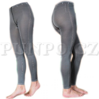 Legíny - efekt JEANS > varianta ČERNO ŠEDÁ melír > 2 (36-38,  S-M)