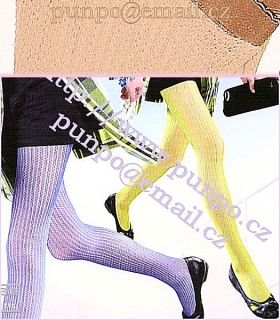 síťované zeštíhlující punčochy - BOKOVKY > varianta SAND - tělová > 2 (36-38,  S-M)