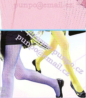 síťované zeštíhlující punčochy - BOKOVKY > varianta DUSTY ROSE > 4 (40, 42, 44, M-L, L)