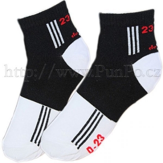 ZKRÁCENÉ ponožky ke kotníkům - pánské > varianta BÍLÁ špička > 39-42