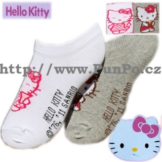 KOTNÍKOVÉ ponožky - 2páry - LICENCE > varianta Bílá-Šedá > 27-30