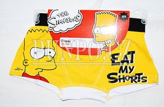 Chlapecké boxerky  - Bart Simpsons > varianta ŽLUTÁ > 110
