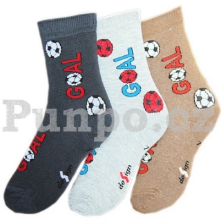KLASICKÉ ponožky - 3 páry > varianta Š E D Á mix > 32-34