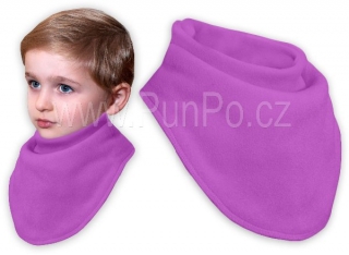 Dětský nákrčník - zimní > varianta FIALOVÁ > dospělí