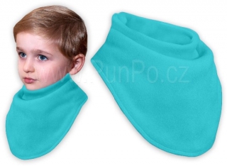 Dětský nákrčník - zimní > varianta TYRKYS tmavý > dospělí