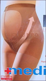 PUNČOCHÁČE pro těhotné - 40 denier s BAVLNOU > varianta TĚLOVÁ > 2 (36-38,  S-M)