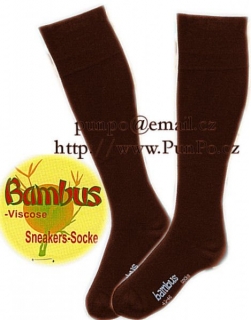 PODKOLENKY - z BAMBUSu > varianta HNĚDÁ > 43-46