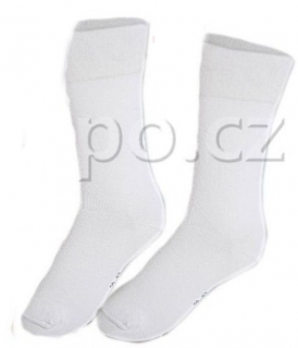 KLASICKÉ ponožky - 1 pár s elastanem > varianta BÍLÁ > 39-42