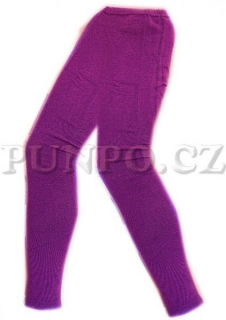Legíns - úplet - jako punčocháče, ale bez ŤAPEK > varianta VIOLET > 172-178