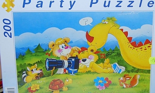 PUZZLE pucle pazl skládačka > varianta DRAK