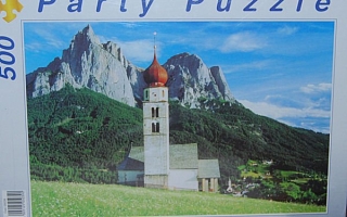 PUZZLE pucle pazl skládačka > varianta ZÁMEK